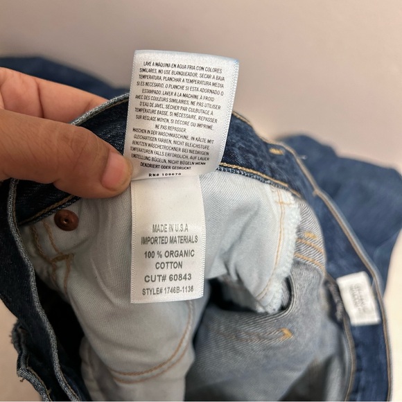 Citizens of Humanity Annina Premium Vintage Hi-Rise Button Fly Wide Leg Jean 32 - Picture 9 of 13